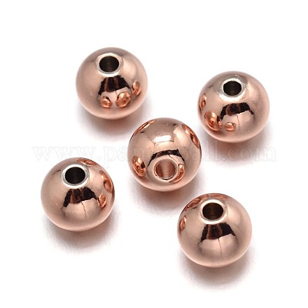 Perline in ottone KK-E711-6mm-014RG-NR-1
