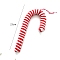 Christmas Cloth Stripe Candy Pendant Decorations, for Christmas Tree Hanging Ornaments, Candy Cane, 230mm