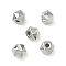 304 Stainless Steel Beads, Polygon, Faceted, Stainless Steel Color, 5.5x5.5x5mm, Hole: 1.4mm
