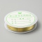 Brass Craft Wire, Round, Golden, 26 Gauge, 0.4mm, about 29.53 Feet(9m)/Roll