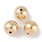 CCB Plastic Round Beads, Golden, 15.5mm, Hole: 2mm