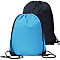 2Pcs 2 Colors Oxford Cloth Backpacks, Drawstring Bags for Sports, Rectangle, Mixed Color, 422x345x0.2mm, 1pc/color