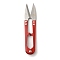 Non-Tarnish Stainless-Steel Scissors, Red, 110x24x10mm