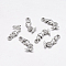 Tibetan Style Alloy Mermaid Pendants, Cadmium Free & Nickel Free & Lead Free, Antique Silver, 20x9x2mm, Hole: 1.5mm