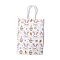 Easter Rectangle Kraft Paper Handbags, Flowers Storage Paper Gift Bags for Wedding Party Gift Wrapping Bags, Carrot, 14.9x8x28.8cm