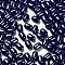 Opaque Glass Beads, Oval, Midnight Blue, 9x6mm, Hole: 1.5mm, 825pcs/pound