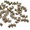 Bowknot Alloy Links connectors, Cadmium Free & Nickel Free & Lead Free, Antique Bronze, 20mm long, 10mm wide, 3mm thick, hole: 2mm