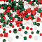 227Pcs Glass Seed Beads, Mixed Shapes, Mixed Style, Red, 2.5~12.5x2~8x2~8mm, Hole: 0.7~1.5mm
