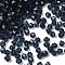 Transparent Glass Beads, Bicone, Faceted, Prussian Blue, 4x3.5mm, Hole: 0.8mm, about 720pcs/bag