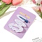 3Pcs Alligator Hair Clips, Hair Accessories for Women Girls, Lavender, Package Size: 120x90mm