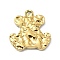 Ion Plating(IP) 304 Stainless Steel Pendants, Real 18K Gold Plated, Bear, 19x17.5x2mm, Hole: 1.6mm