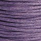 ワックスコットンコード  紫色のメディア  1mm  約27.34ヤード（25m）/ロール YC-D002-09-2