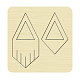 Matrici per taglio del legno DIY-WH0169-61-1