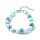 Bracelets de perles faits à la main au chalumeau BJEW-JB06578-1