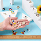 Craftdady 36Pcs 18 Styles Baking Painted Alloy Pendants FIND-CD0001-03-7
