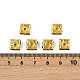 Messing Strass Zwischen perlen&nbsp;RSB074NF-12G-3