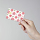 Pegatinas de tarjetas impermeables de plástico pvc rectangulares DIY-WH0432-100-5