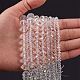 10 brins 4 styles galvanoplastie perles de verre brins EGLA-SZ0001-15-5