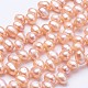 Natural Cultured Freshwater Pearl Beads Strands PEAR-F004-19-1