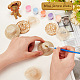 Ahadermaker Cappello di paglia per bambola in stile 30 pz 3 DIY-GA0005-44-3
