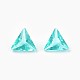 Cubic Zirconia Pointed Back Cabochons ZIRC-WH0001-A01-1