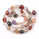 Chapelets de perles en quartz de rutile naturel G-T107-18-2