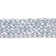 Transparentes perles de verre de galvanoplastie brins GLAA-H021-01A-PL03-2