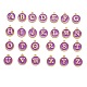 Anfangsbuchstabe a~z Alphabet Emaille Charms ENAM-Q437-12-1