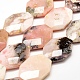 Chapelets de perles en opale rose naturelle G-F477-10-1