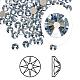Diamantes de imitación de cristal austriaco 2088-SS20-001BLSH(F)-1