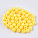 Perle di plastica opache&nbsp;X-KY-T005-6mm-605-1