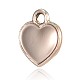 Nickel Free & Lead Free Alloy Heart Charms PALLOY-J589-33G-FF-2