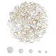 Superfindings 400pcs 5 perles en laiton de style KK-FH0005-36S-1