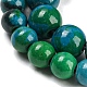 Synthetic Chrysocolla Beads Strands G-L529-B01-6mm-6