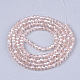 Chapelets de perles en verre électroplaqué EGLA-T013-04I-2