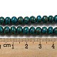Teints perles synthétiques turquoise brins&nbsp;G-B070-C01-01-5