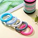 9Pcs Ring Food Grade Eco-Friendly Silicone Beads JX895F-6
