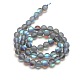 Synthetische Mondstein Perlen Stränge X-G-F142-10mm-02-2