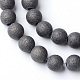Chapelets de perles en verre électroplaqué EGLA-S134-8mm-02-1