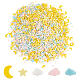 CRASPIRE 6611pcs Fake Sprinkles Polymer Sprinkles Faux Sprinkles Resin Sprinkles Clay Sprinkles Star & Moon & Cloud Fake Candy Sprinkles for Nail Art DIY Crafts Cake Phone Case CLAY-CP0001-03-1