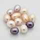 Natural Cultured Freshwater Pearl Beads PEAR-M004-M-1