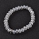 Fabrication de bracelet extensible en perles de verre à fil élastique coréen BJEW-JB02167-01-1