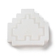 Stampi in silicone per sabbie mobili fai da te cuore pixel AJEW-A032-02-2