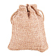 BENECREAT 25PCS Burlap Bags with Drawstring Gift Bags Jewelry Pouch for Wedding Party Treat and DIY Craft - 3.5 x 2.8 Inch ABAG-BC0001-05A-9x7-5