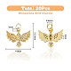 DICOSMETIC 20Pcs Rhinestone Bird Charms Brass Cubic Zirconia Pendants 18K Gold Plated Bird Charms Small Animal Dangle Pendants with Jump Ring for Necklace Bracelet Jewelry Making KK-DC0001-67-2