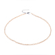 Verre plaquent colliers de perles NJEW-JN02793-06-1