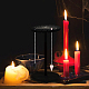 Ahandmaker support de pendule étagère en cristal présentoir à pendule en bois avec motif d'oeil trucs de sorcière présentoir en cristal noir étagère pour affichage sorcellerie cadeau organisateur 18 pendule cristal DJEW-WH0046-042-6