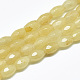 Natural Topaz Jade Beads Strands G-S357-A12-1