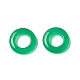 天然マラシア翡翠リンクリング  染め  丸いリング  13x3.5mm  内径：7~7.5mm G-G994-E01-01-2