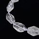 Natural Gemstone Quartz Crystal Beads Strands X-G-L159-09-2